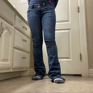 American Eagle y2k Low Rise Flared Jeans